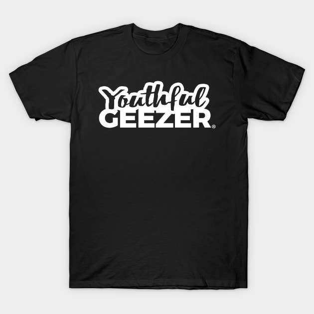 Youthful Geezer Brand Logo T-Shirt by YouthfulGeezer